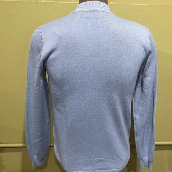 Lavane sweater shirt mock neck sky blue regular fit - Picture 3 of 3